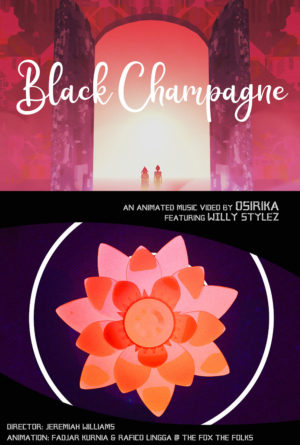 Black Champagne Poster